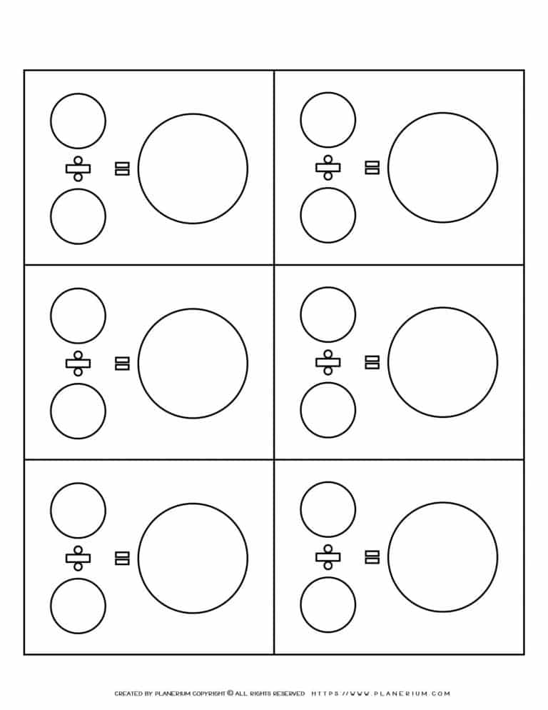 Math Equation Division Template Planerium