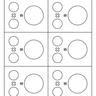 Math Equation - Multiplication Template | Planerium