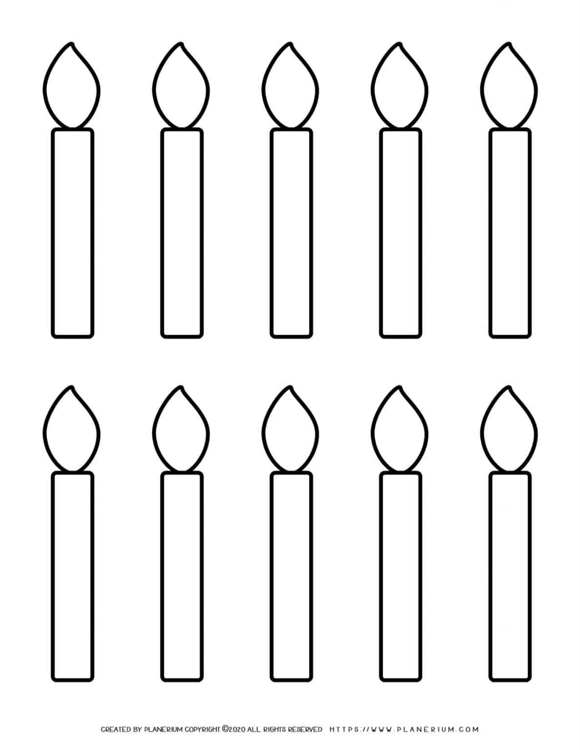 candles-outline-ten-small-candles-planerium