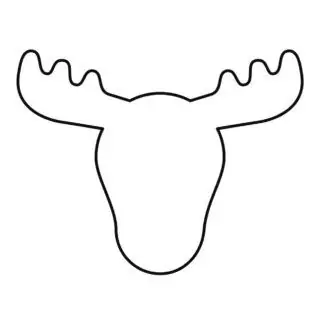 Templates - Reindeer Outline | Planerium