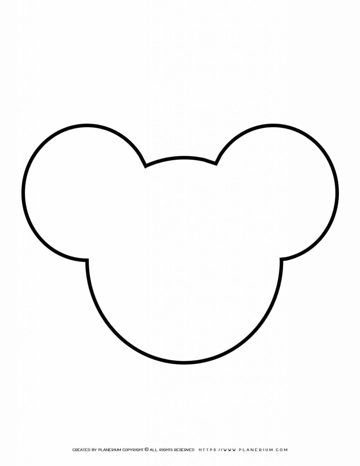 Mouse Head Outline | Planerium