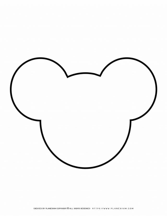 Mouse Head Outline | Planerium