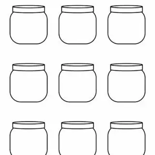 Nine Jars Template | Planerium