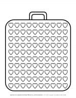 Templates - Big Suitcase With a Hundred Hearts | Planerium