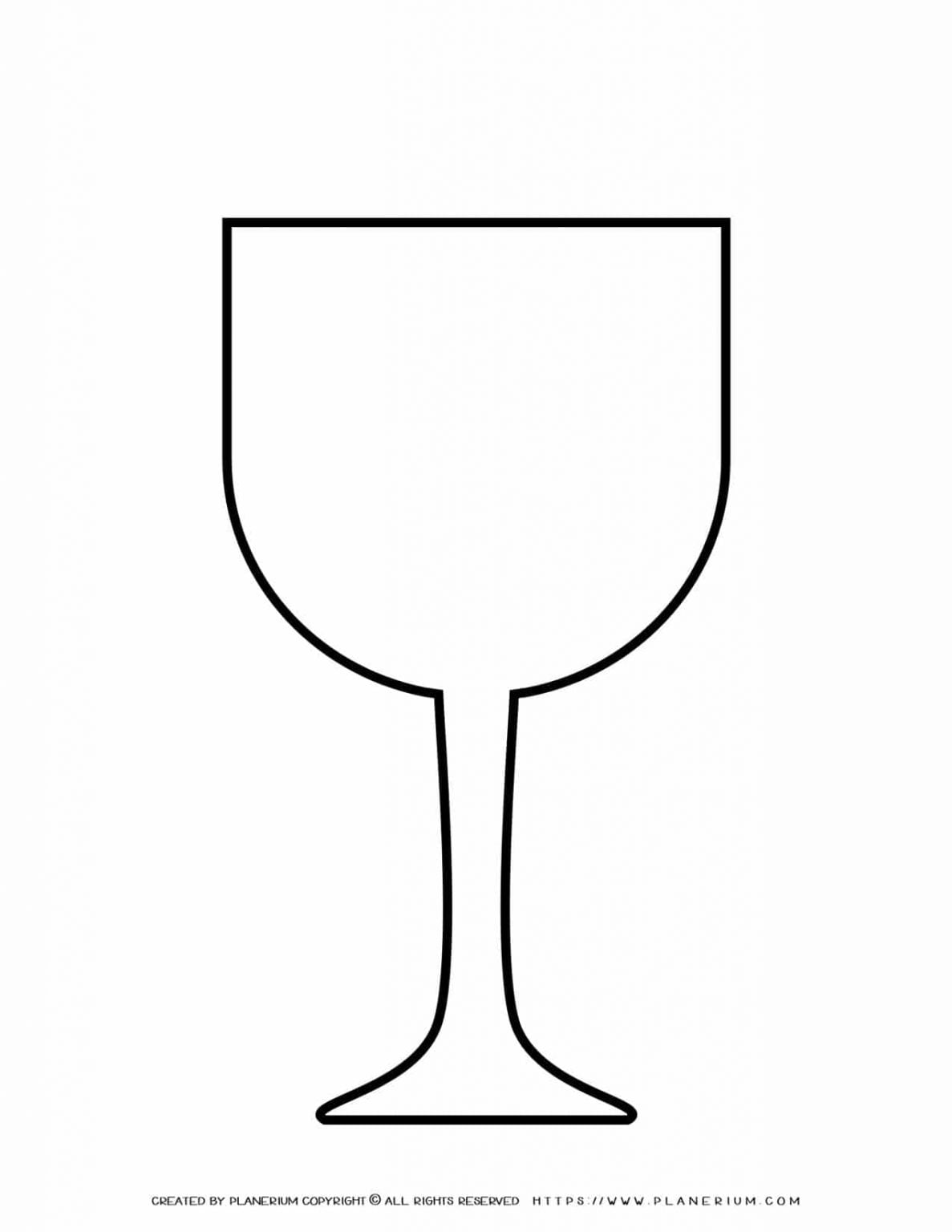 Wine Glass Template | Planerium