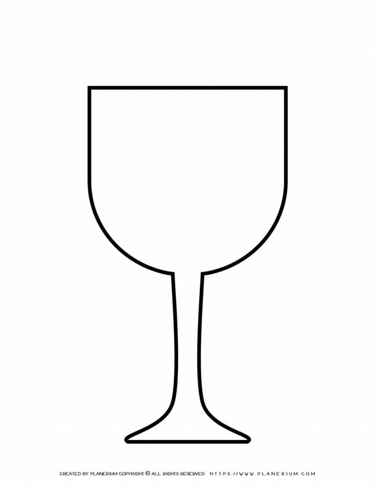 Wine Glass Template | Planerium