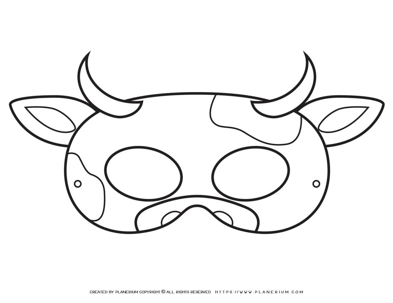 Animal Mask Template | Animal mask templates, Animal masks, Mask template
