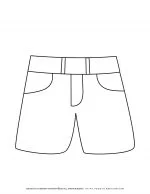 Short Pants Outline | Planerium