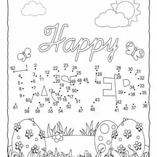 Happy Easter - Connect The Dots | Planerium