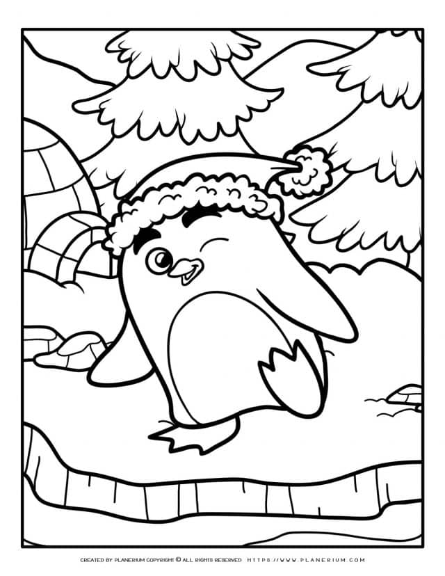 Clothes Coloring Page - Hats Collection | Planerium