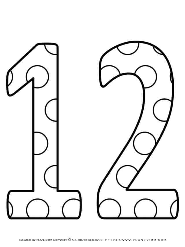 coloring-page-number-pattern-twelve-planerium
