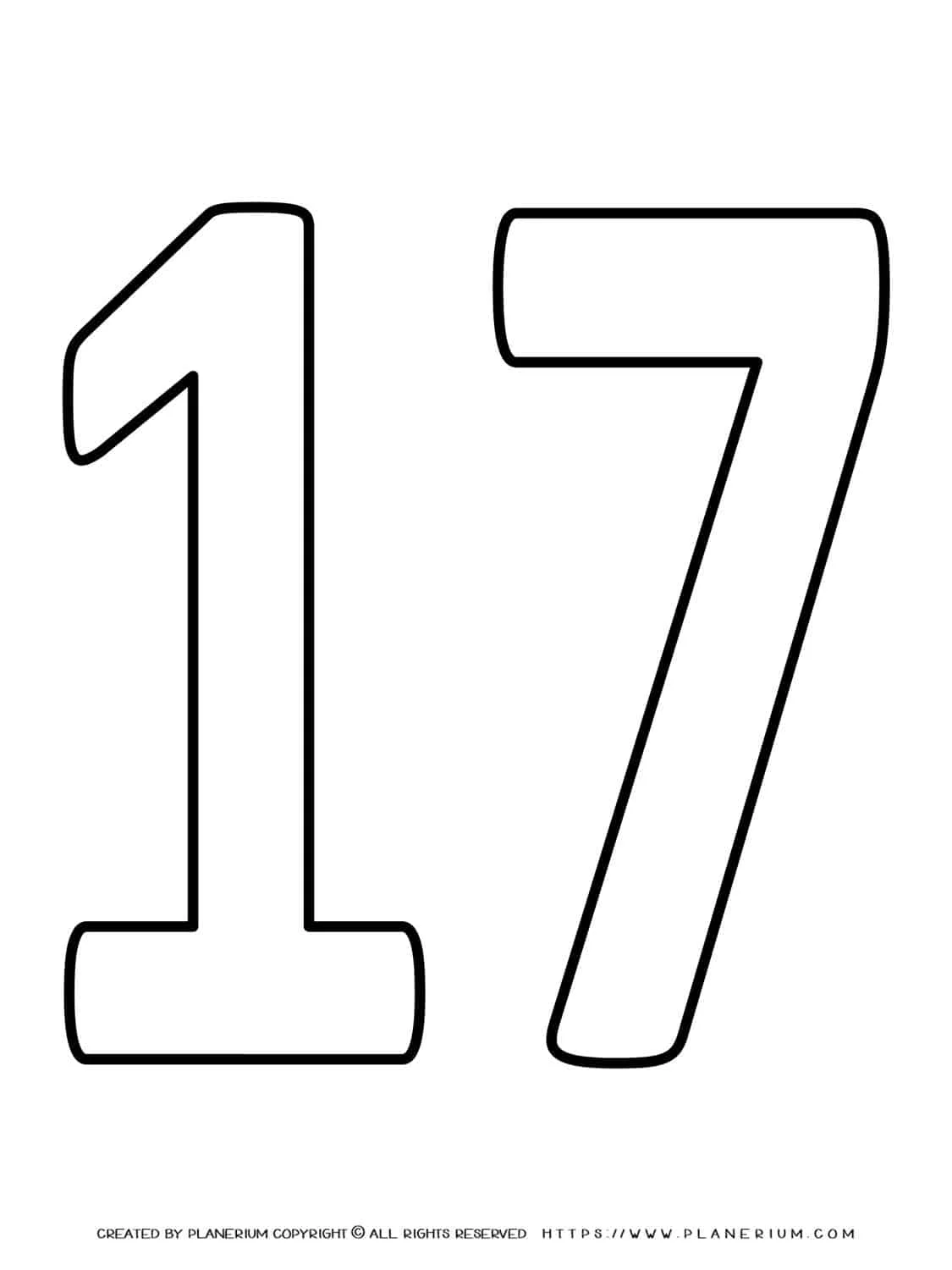 number seventeen