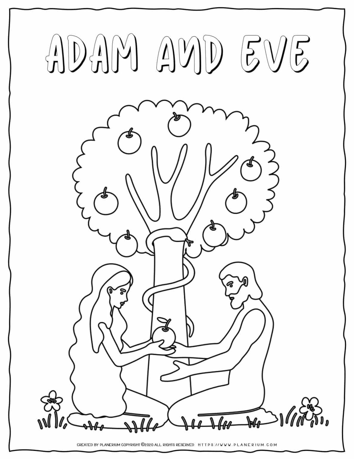 Adam And Eve Worksheets Printables