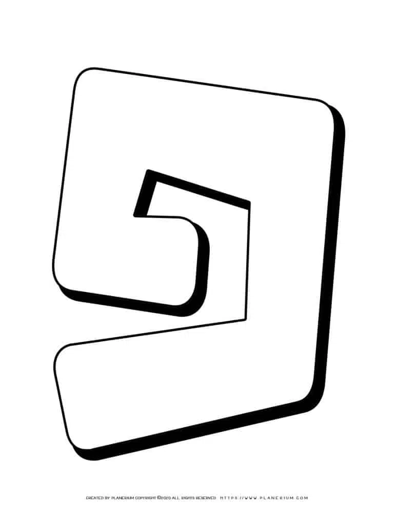 Hebrew Alphabet Pe
