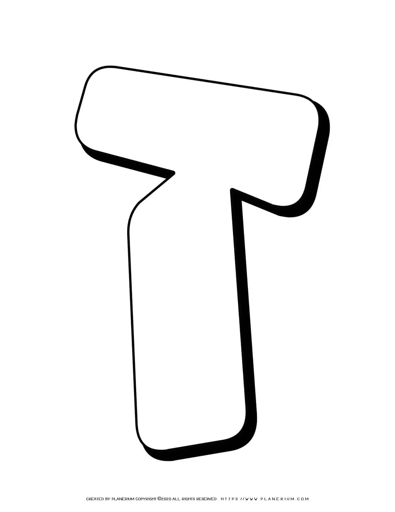 Hebrew Alphabet - Zayin - Coloring Page | Planerium