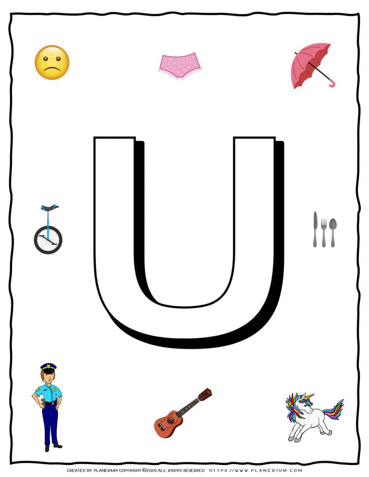 What Are Some Things That Start With Letter U