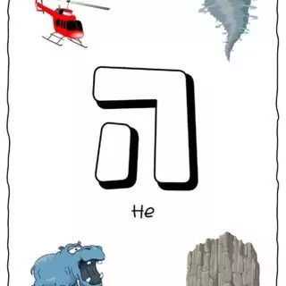 Hebrew Alphabet - Objects That Starts With Letter He | Planerium