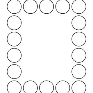 Sequence Chart Template - Eighteen Circles | Planerium