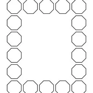 Sequence Chart Template - Eighteen Octagons | Planerium