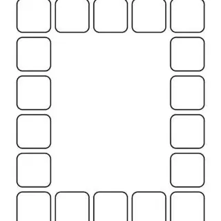 Sequence Chart Template - Eighteen Squares | Planerium
