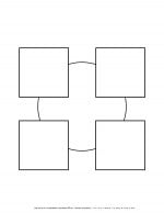 Sequence Chart Template - Four Squares on a Circle | Planerium