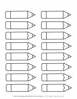 Sixteen Pencils Template | Planerium