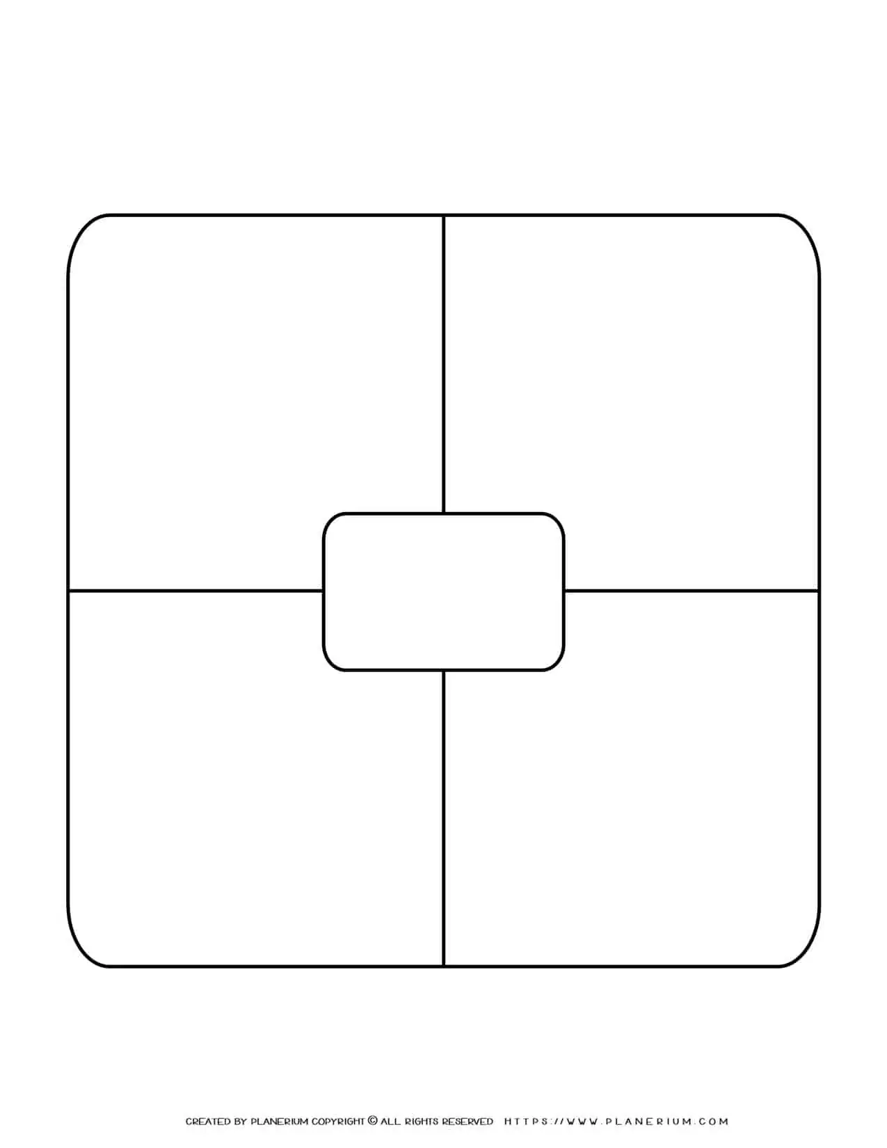 Story Map Template - Center Rectangle | Planerium