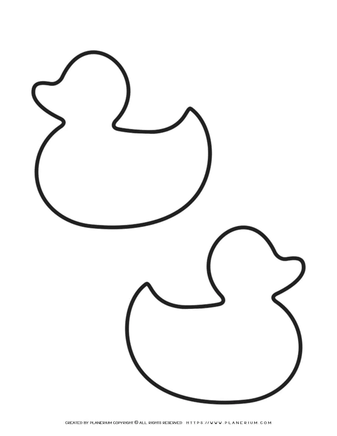 rubber duck stencil