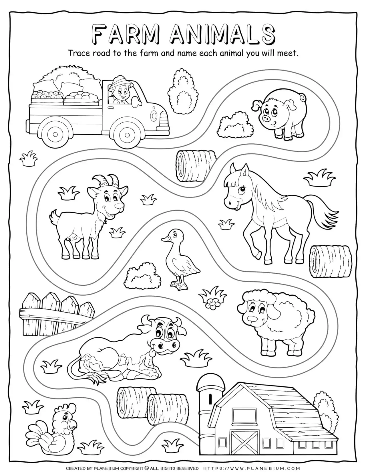 Animals Farm Game - Maze | Planerium