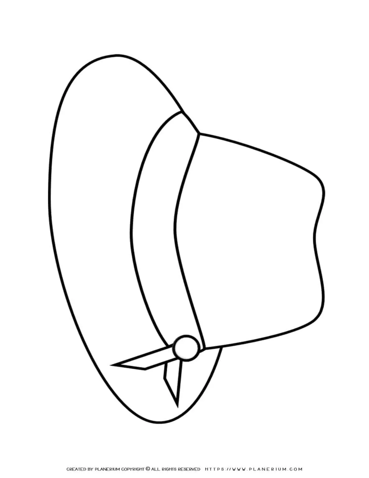 Clothes Template - Big Hat | Planerium