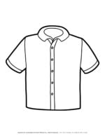 Clothes Template - Man Short Sleeve Shirt | Planerium