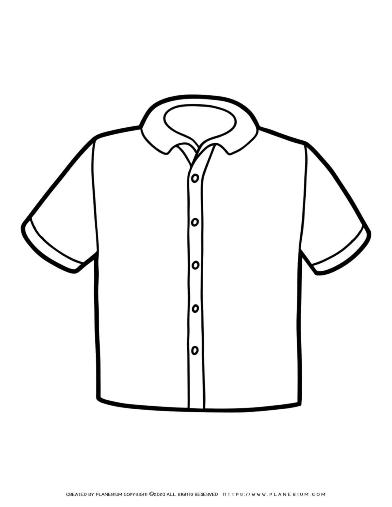 polo shirt coloring pages