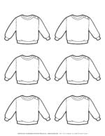 Clothes Template - Six Sweaters | Planerium