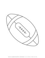 American Football Coloring page For Kids