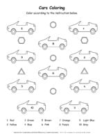 Cars Color by Number | Planerium