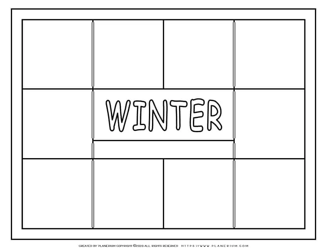 Scavenger Hunt Template for Winter | Planerium