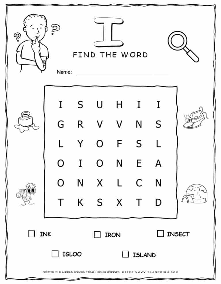 word-search-words-that-start-with-i-five-words-planerium