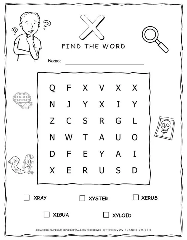 Alphabet Coloring Pages - English Letters - Capital E
