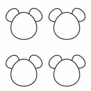 Bear Template - Four Bear Faces | Planerium