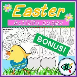 Easter Activity Sheets - Easter Bonnet | Planerium
