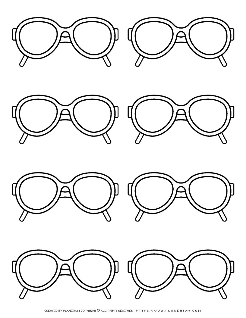 Glasses For Blind Icon, Outline Style Stock Vector 3212375, 41% OFF
