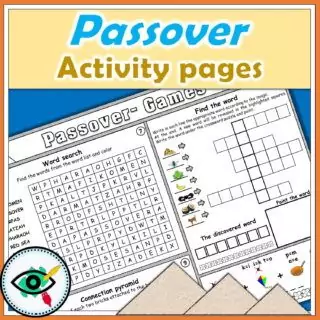 Passover Activity Pages - Word Search Puzzle | Planerium