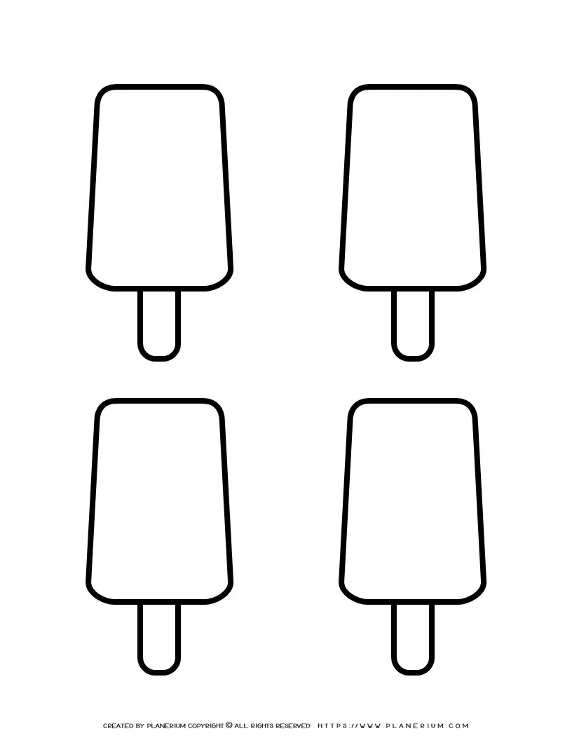 Popsicle Template: Make Fun Summer Crafts with Your Kids