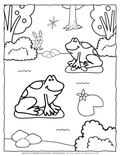 Take your #coloring adventure to the next level with watercolor! The  Frogs…