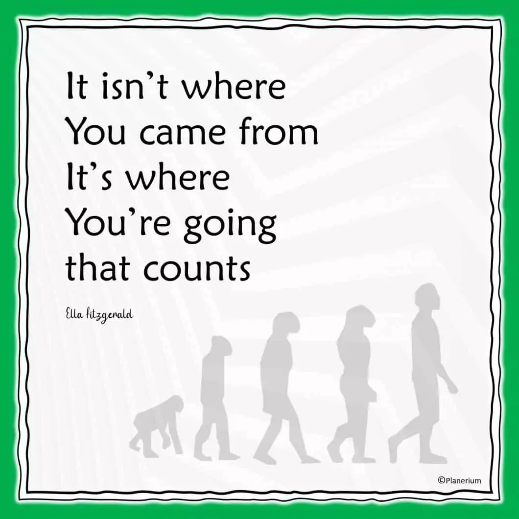 Inspirational Quotes - It Is Where You Are Going | Planerium