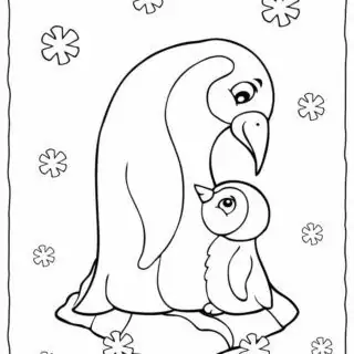 Penguins Coloring Page | Planerium