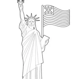 Statue Of Liberty Coloring Page | Planerium