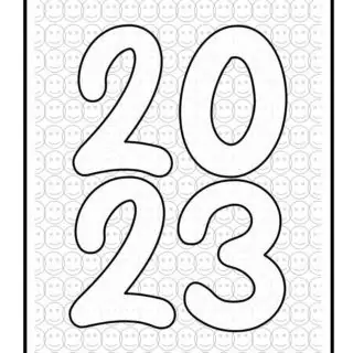 2023 Coloring page | Planerium