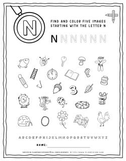 Alphabet Coloring Pages - English Letters - Capital O 