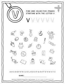 Alphabet Coloring Pages - English Letters - Capital S 